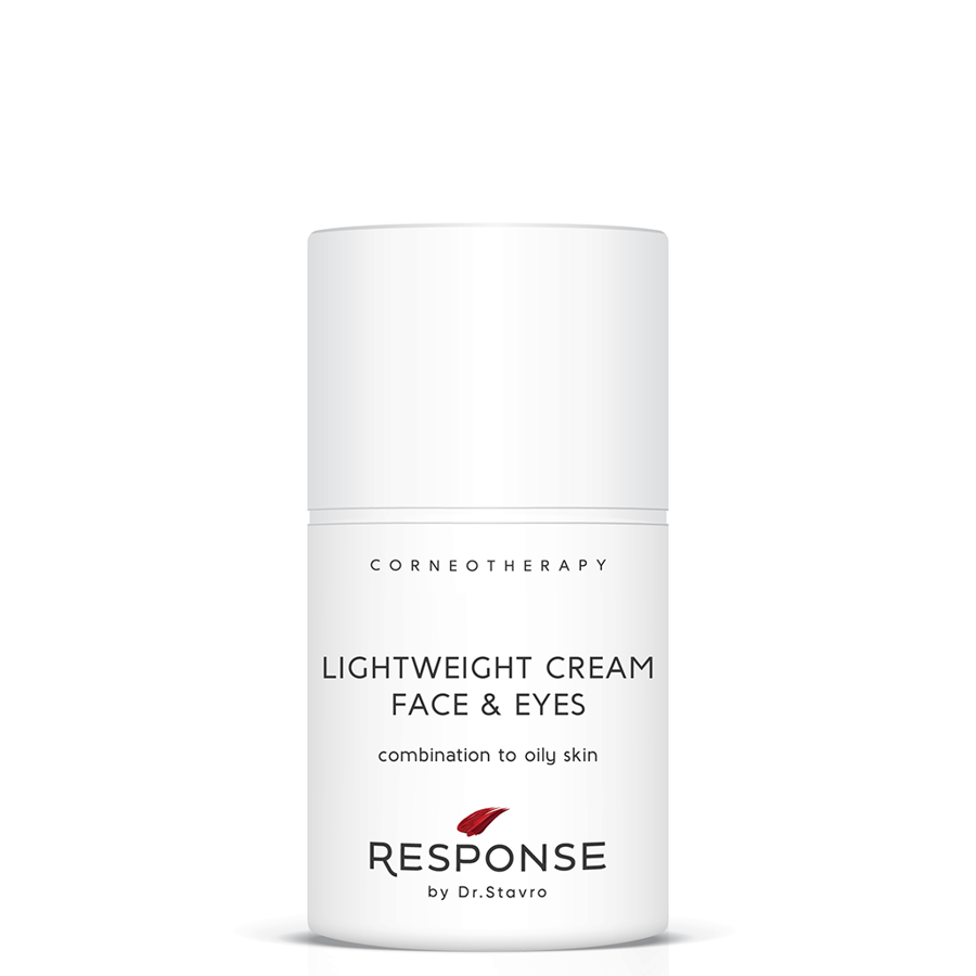 Dienas un nakts krēms kombinētai un taukainai ādai un acu zonai  RESPONSE by Dr. Stavro Lightweight Cream Face & Eyes, 50 ml