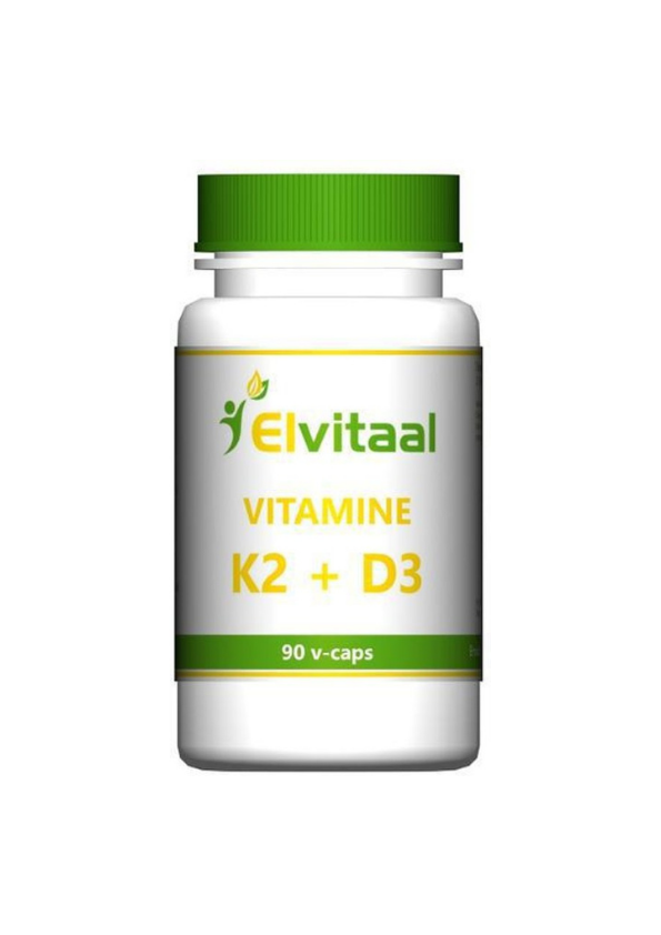 Dabīgie vitamīni K2 un D3, 90 kapsulas